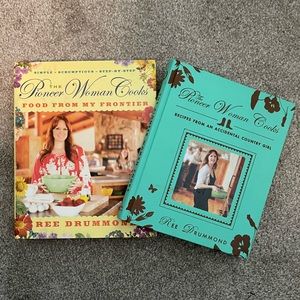 Pair of Pioneer Woman cookbooks